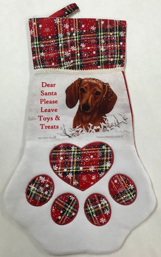 Howliday Plaid Stocking