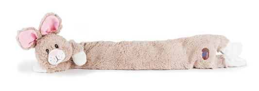 Longidudes Rabbit Plush & Squeaky Dog Tug Toy