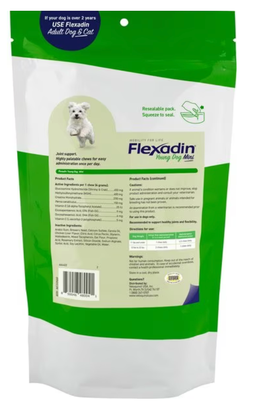 Flexadin Young Dog Chews - Mini