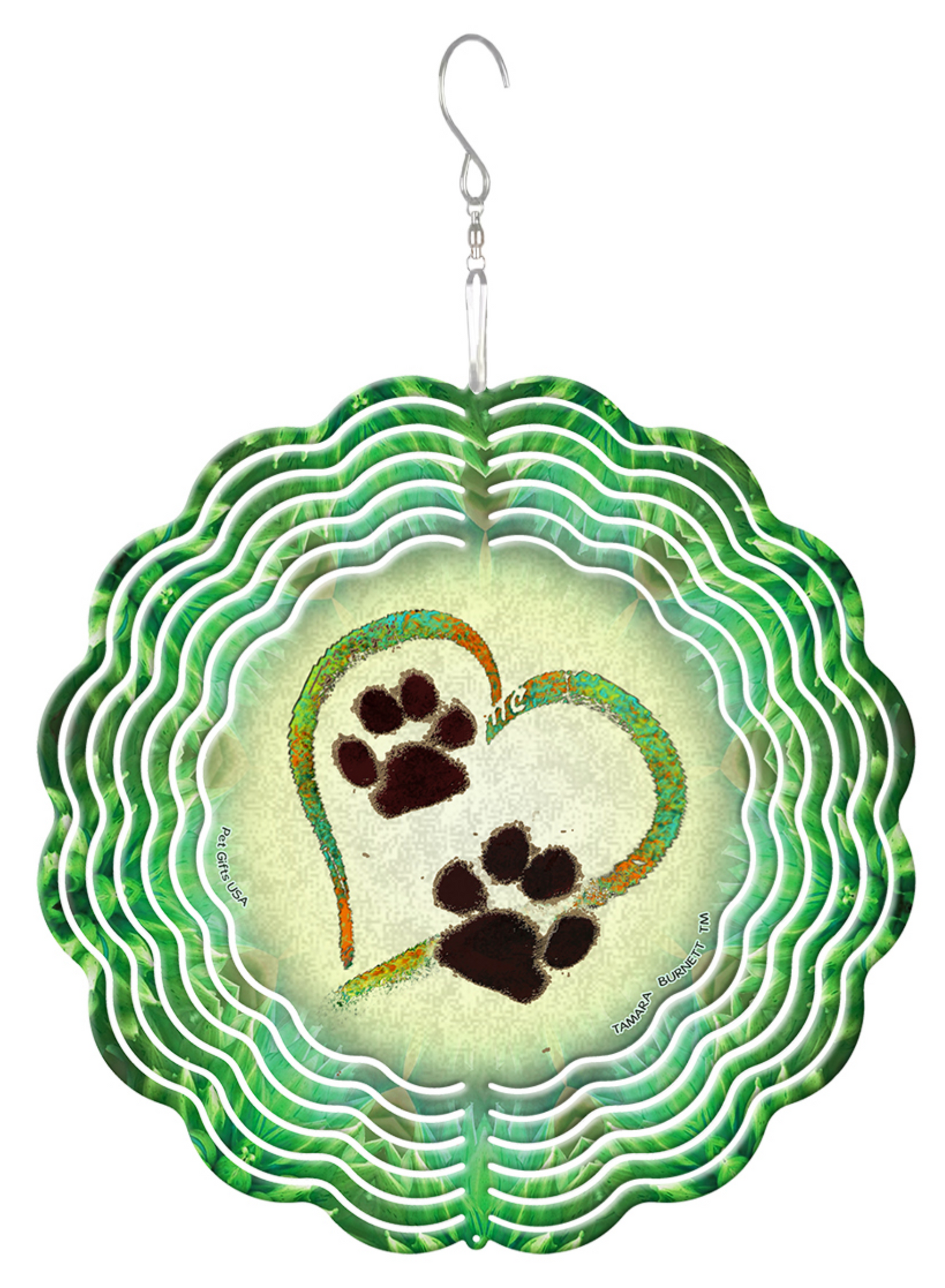 Paw Print Wind Spinners