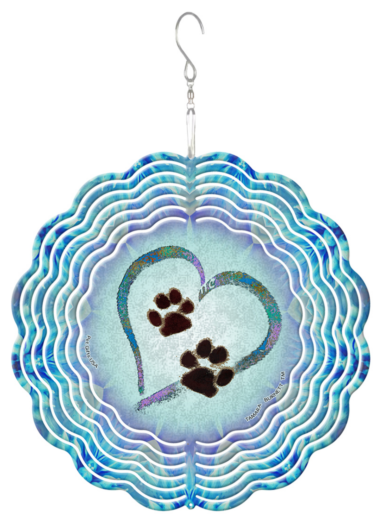 Paw Print Wind Spinners