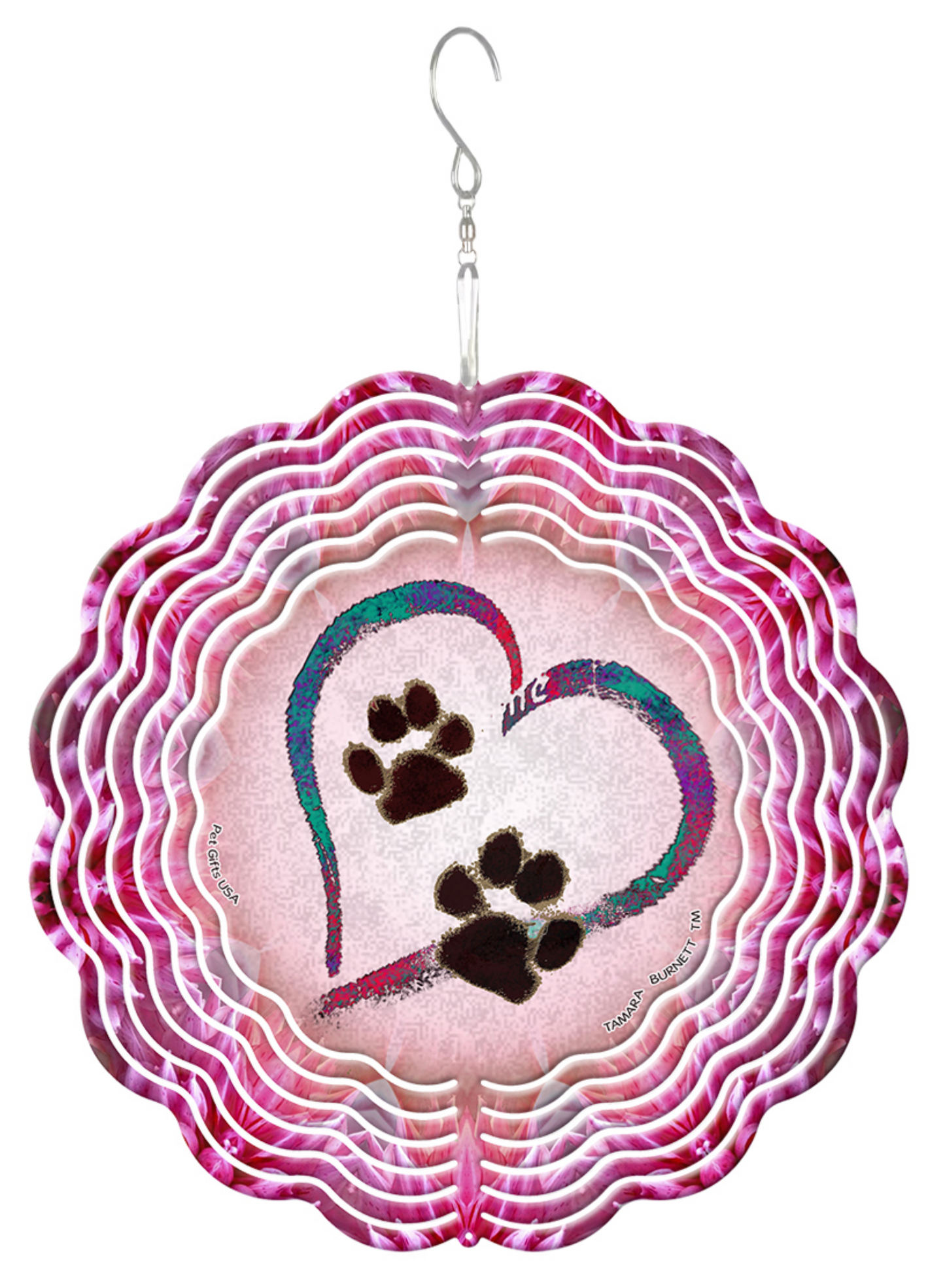 Paw Print Wind Spinners
