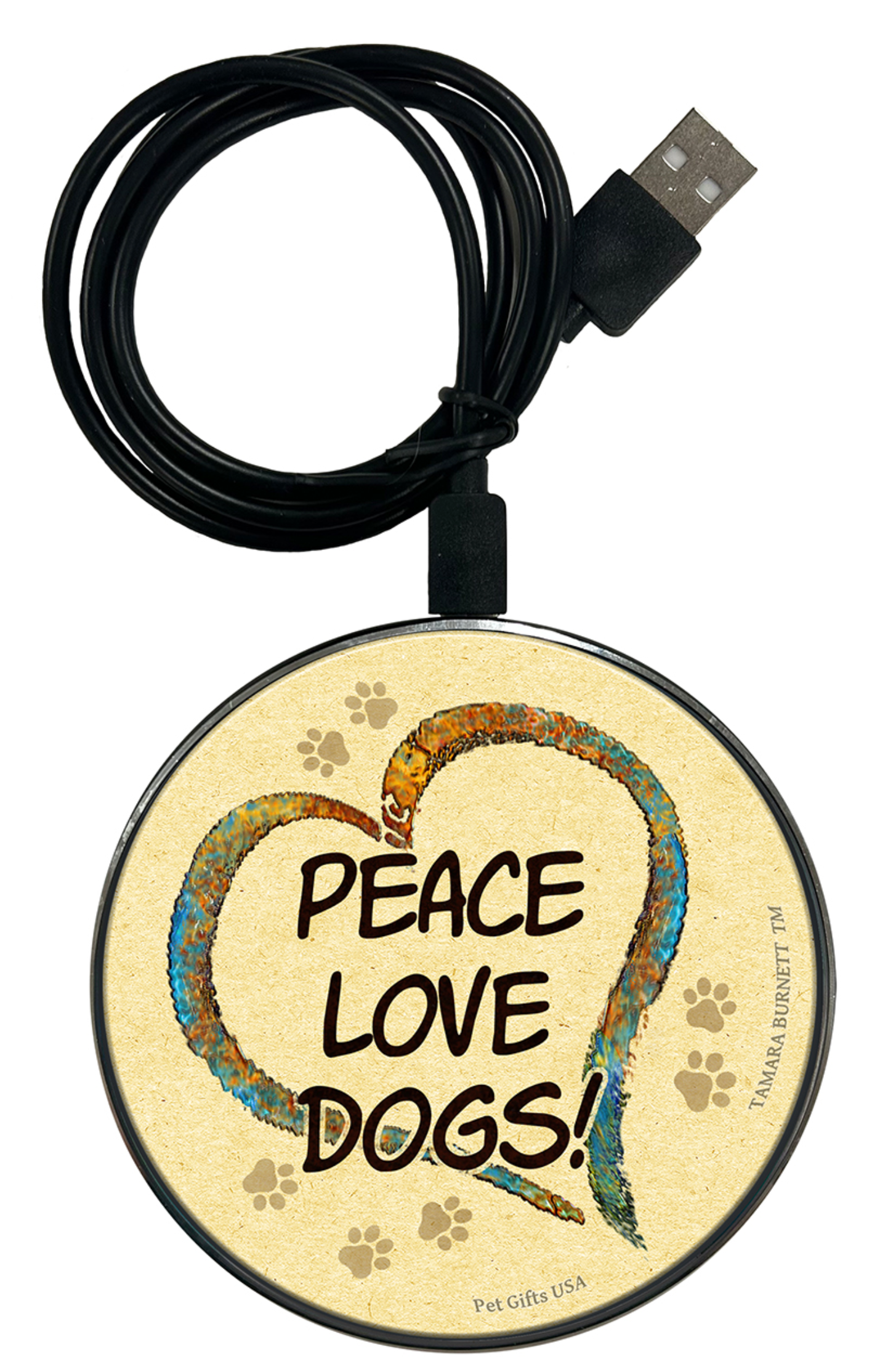 Paw Marks On My Heart Phone Charger