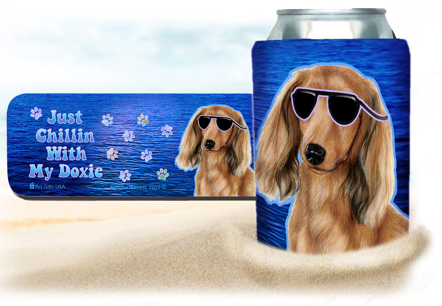 Doxie Snap Wrap Insulated Drink Holder Cozy