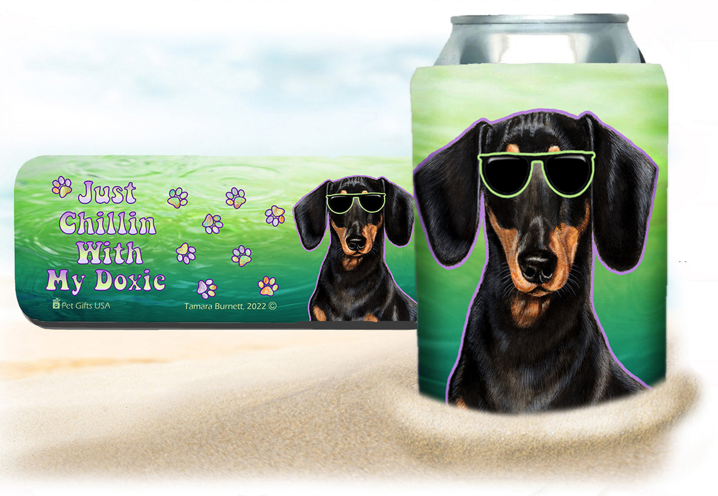 Doxie Snap Wrap Insulated Drink Holder Cozy