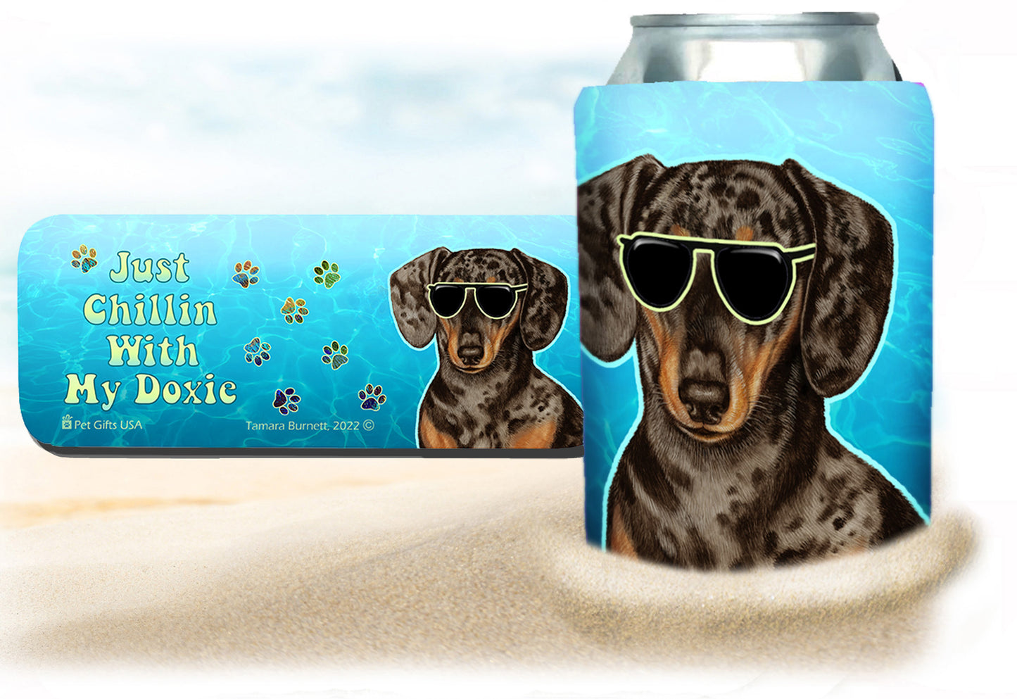 Doxie Snap Wrap Insulated Drink Holder Cozy