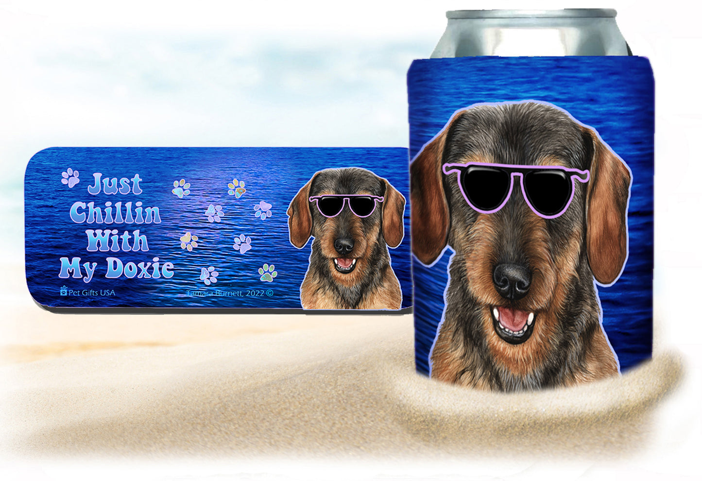 Doxie Snap Wrap Insulated Drink Holder Cozy