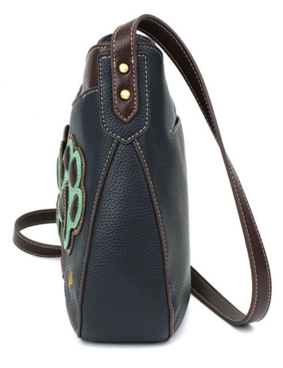 Chala Paw Print Mini Crescent Crossbody Bag