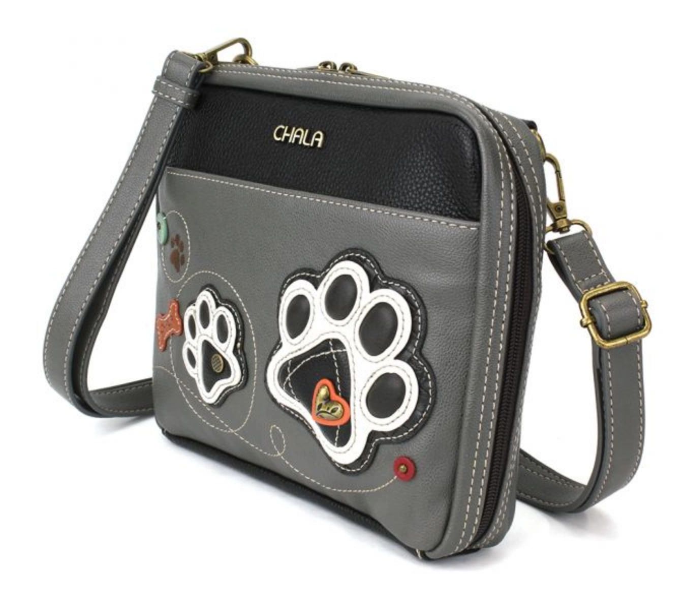 Chala Mini Crossbody Bag - White Paw