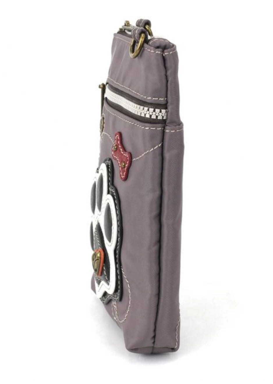 Chala Cell Phone XBody Bag - Grey Paw Print