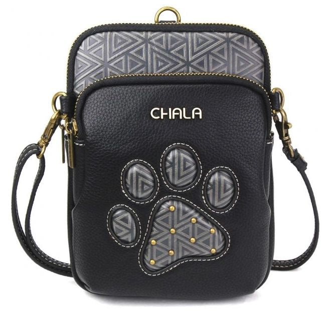 Chala UNI Cellphone Xbody - Pawprint - Black