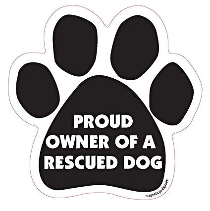Proud Owner of A Rescue Dog Magnet
