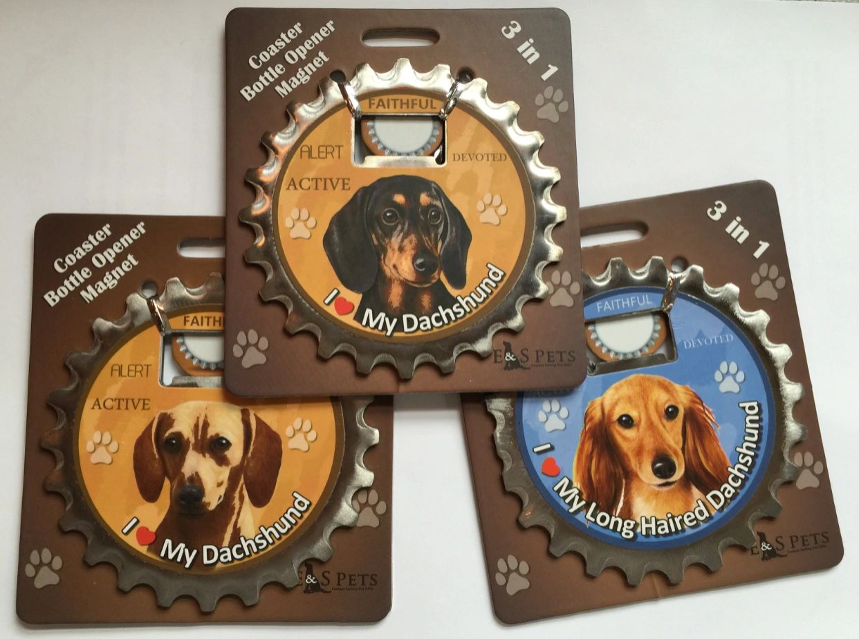 Doxie Coaster/Opener/Magnet