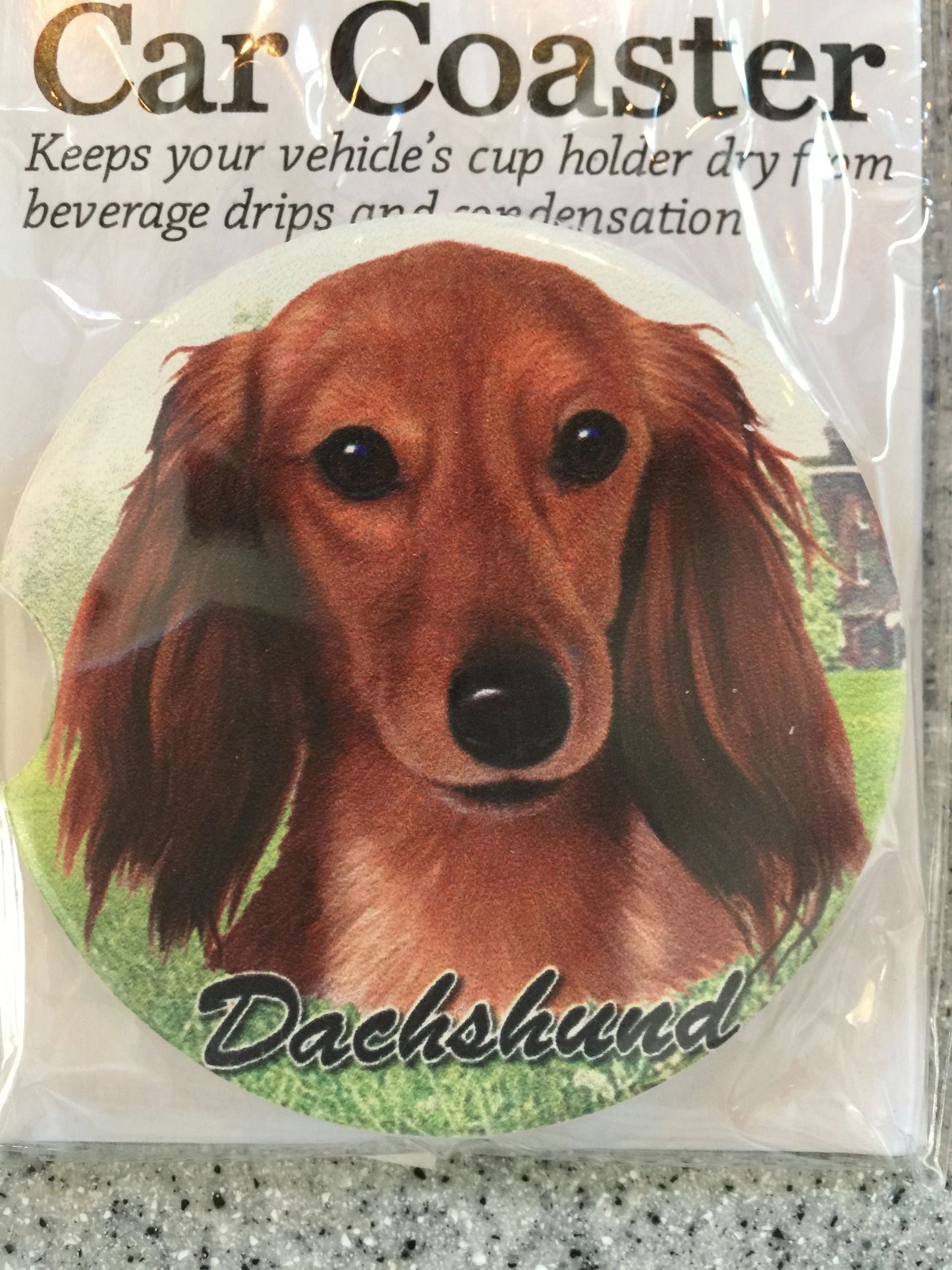 Dachshund Car Coaster