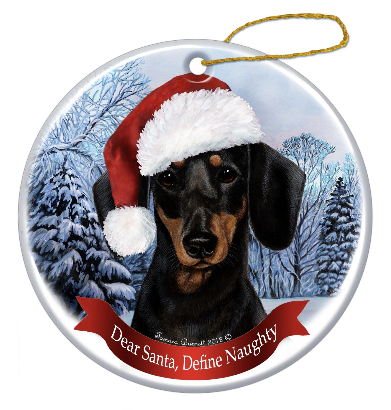 Holiday Ornament - Define Naughty