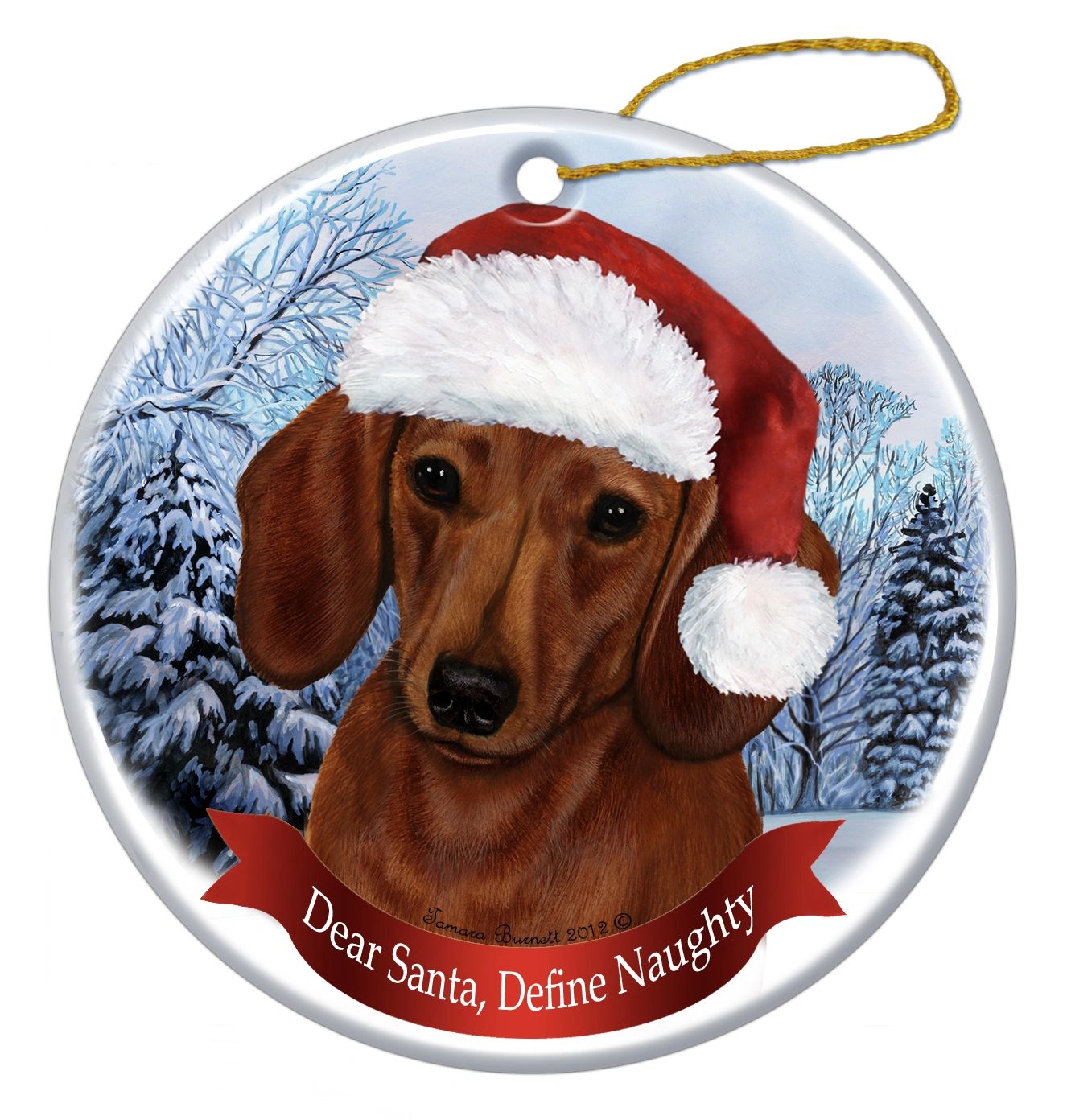 Holiday Ornament - Define Naughty
