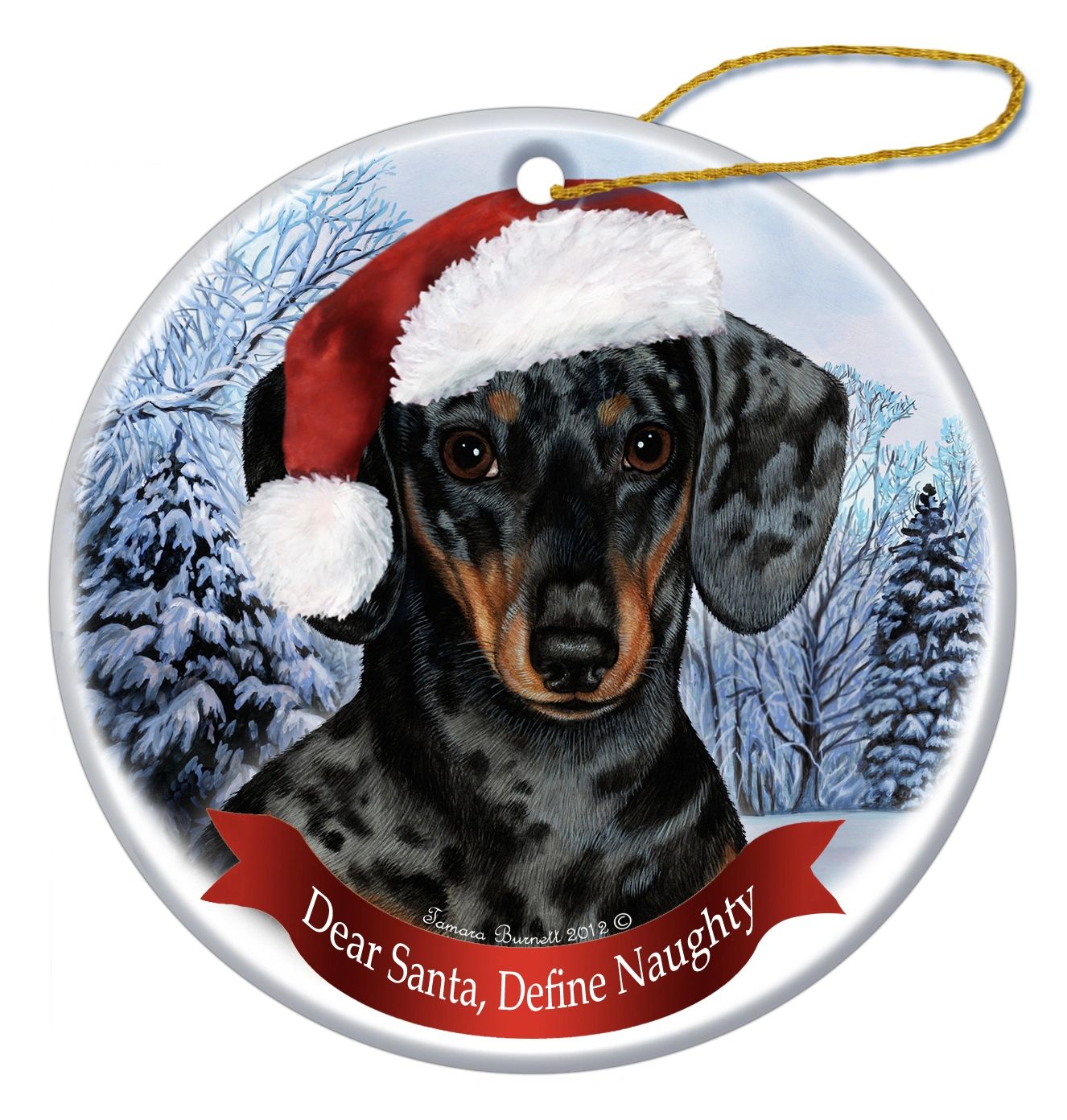 Holiday Ornament - Define Naughty