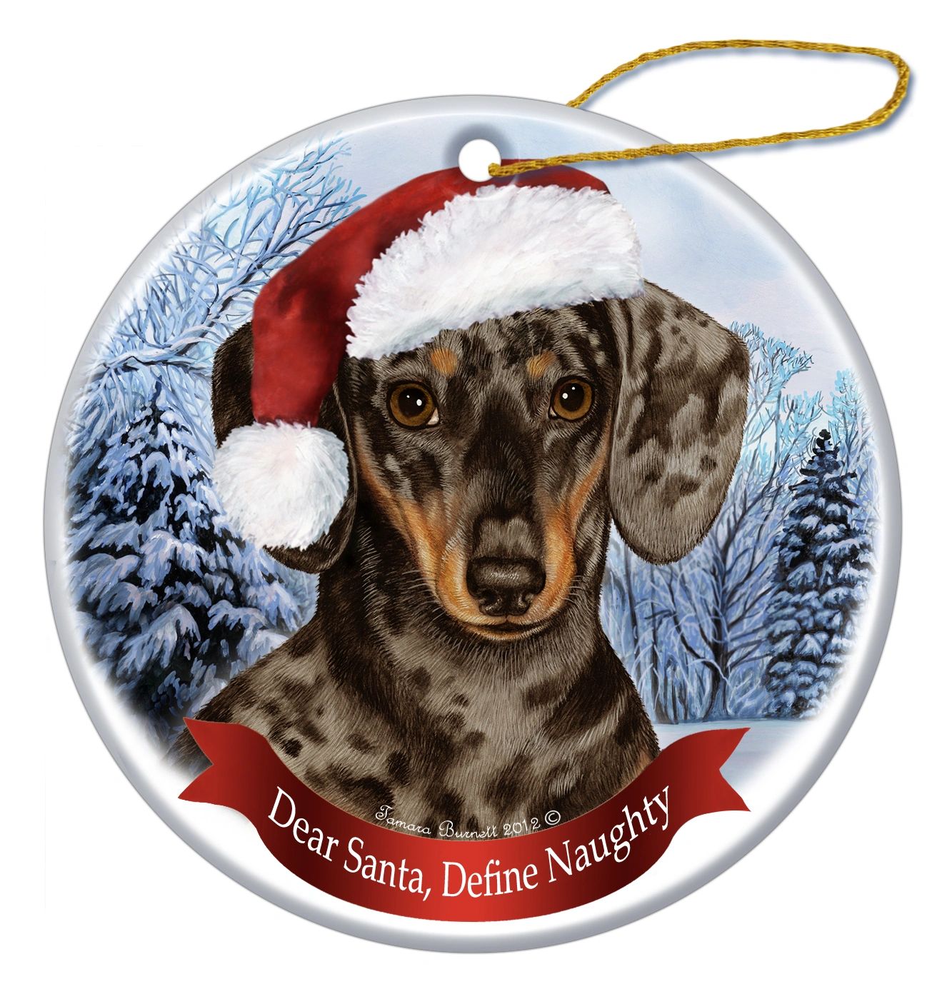 Holiday Ornament - Define Naughty