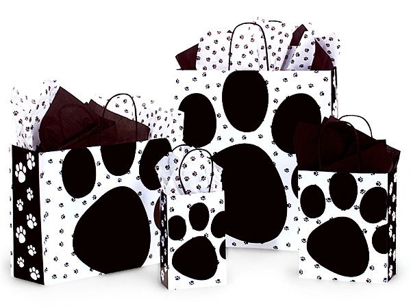 Paw Print Gift Bags