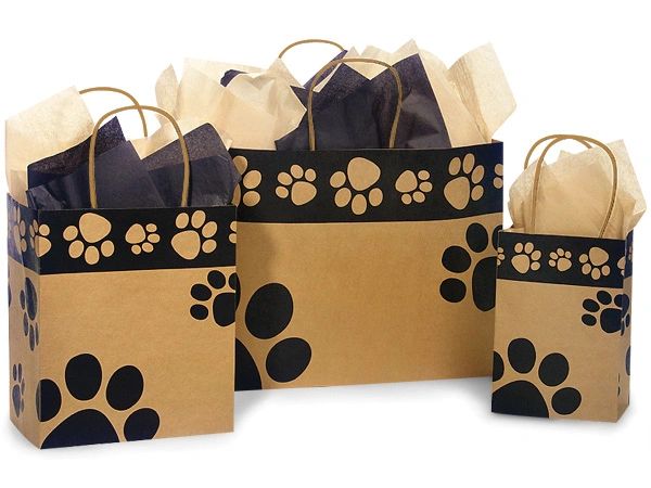 Paw Print Gift Bags