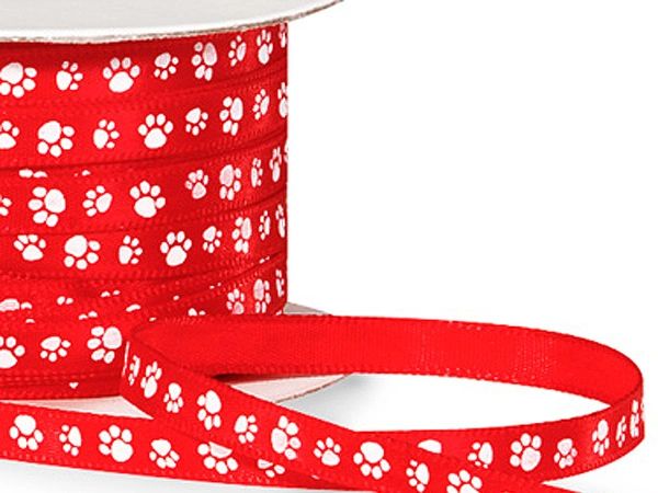 Paw Print Gift Ribbons