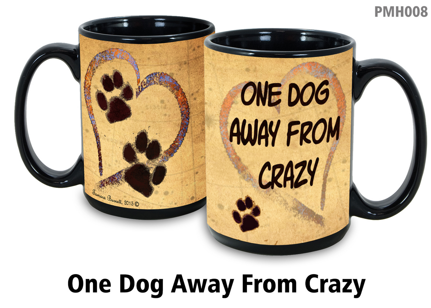 Paw Marks On My Heart Mugs