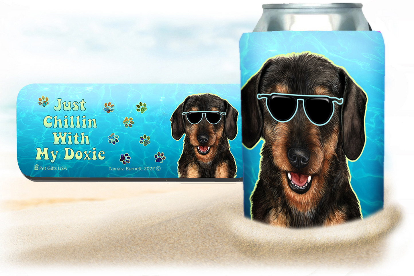 Doxie Snap Wrap Insulated Drink Holder Cozy