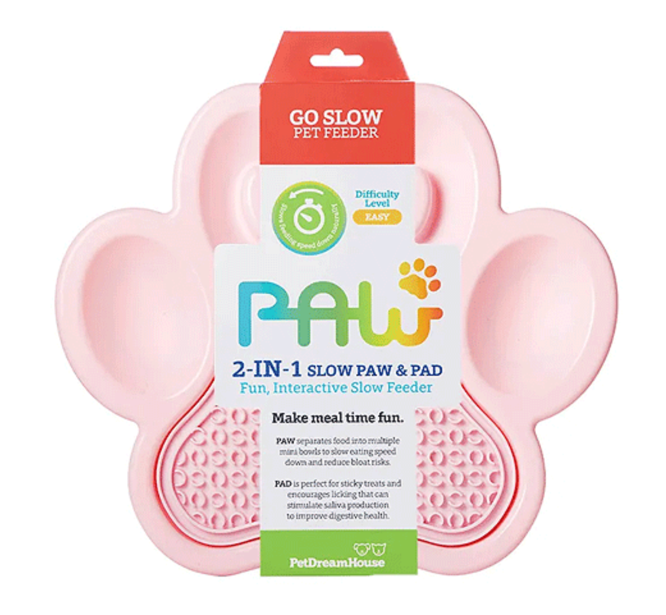 PAW Mini 2-in-1 Slow Feeder & Lick Pad