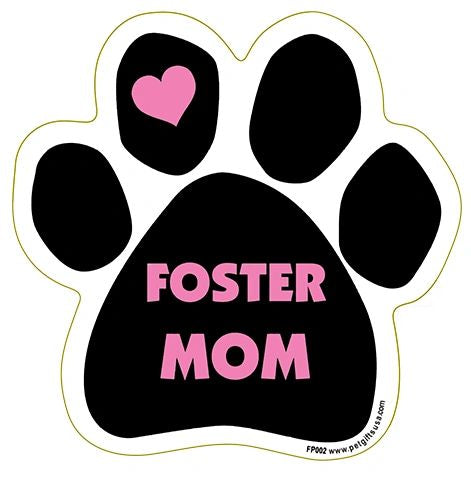 Foster Mom Paw Magnet